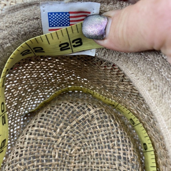 Dorfman Pacific Hat Made in the USA One Size Colorful Band 23" Diameter - Picture 8 of 9